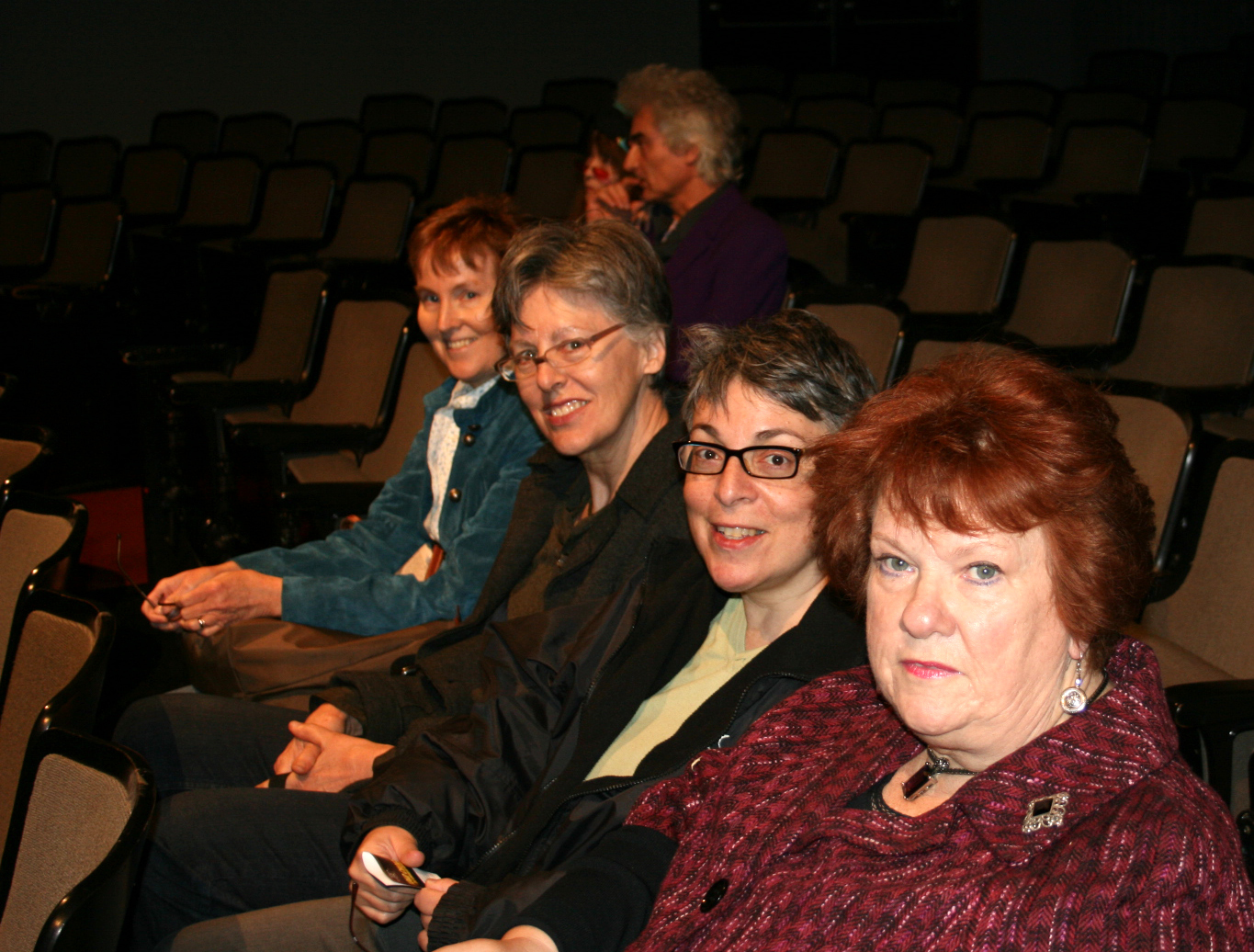 NYSID contingent seated in theatre