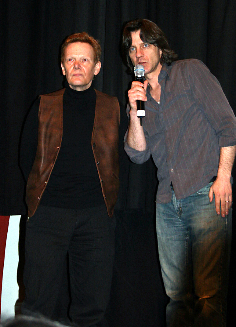 Petit and Marsh on stage
