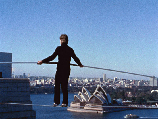 Philippe Petit on high wire
